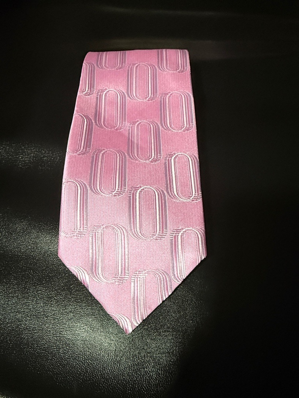 Paul Smith Pink Geometric Silk Tie